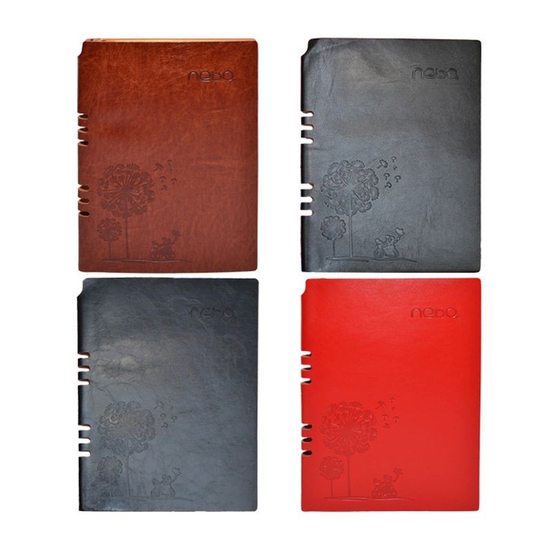 Agenda A5, 100 pagini, calendar, coperta piele ecologica, margini aurii - imagine 6